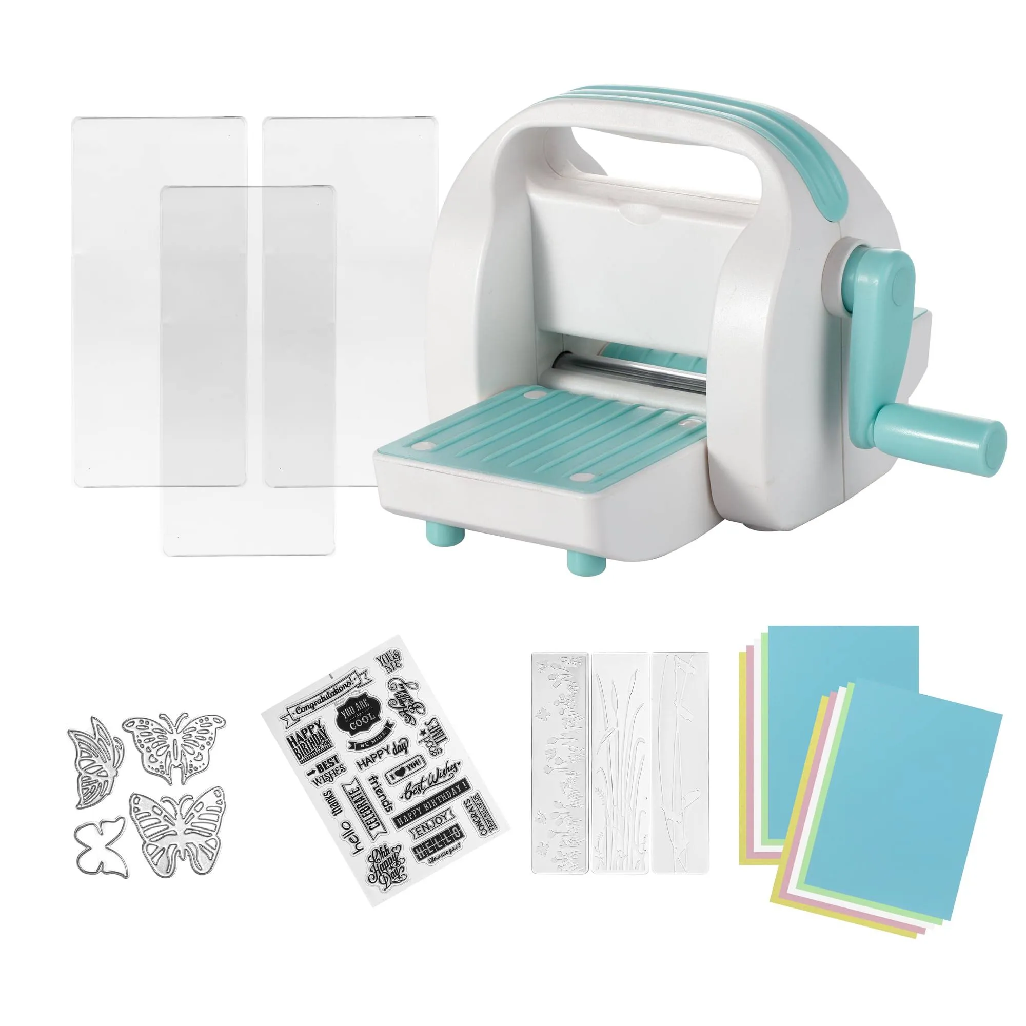 Portable Mini Die Cutting &amp; Embossing Machine DIY Craft Die Cut for Card Making