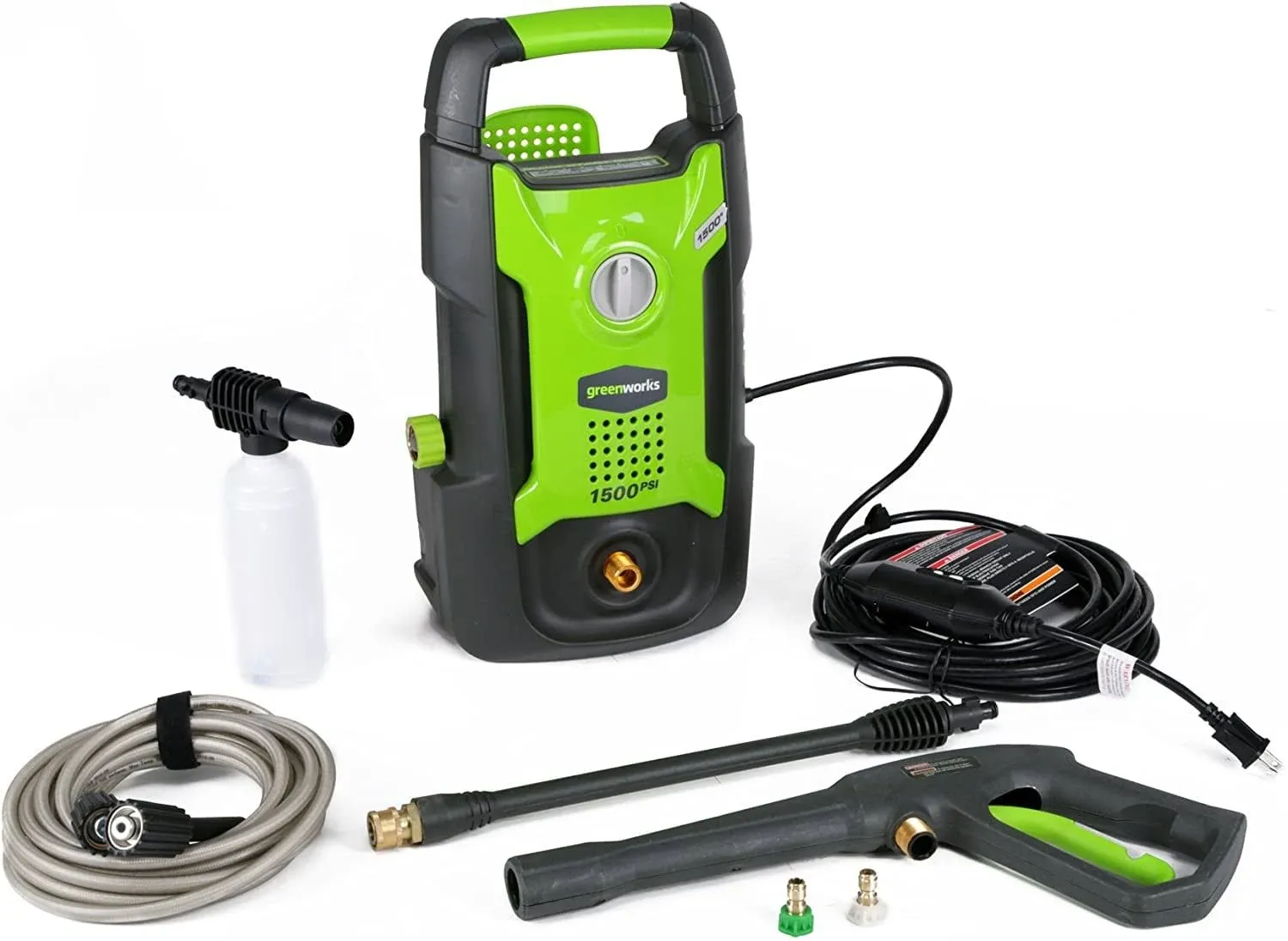 Greenworks 13 Amp 1500-PSI 1.2-GPM Electric Pressure Washer, 5120902