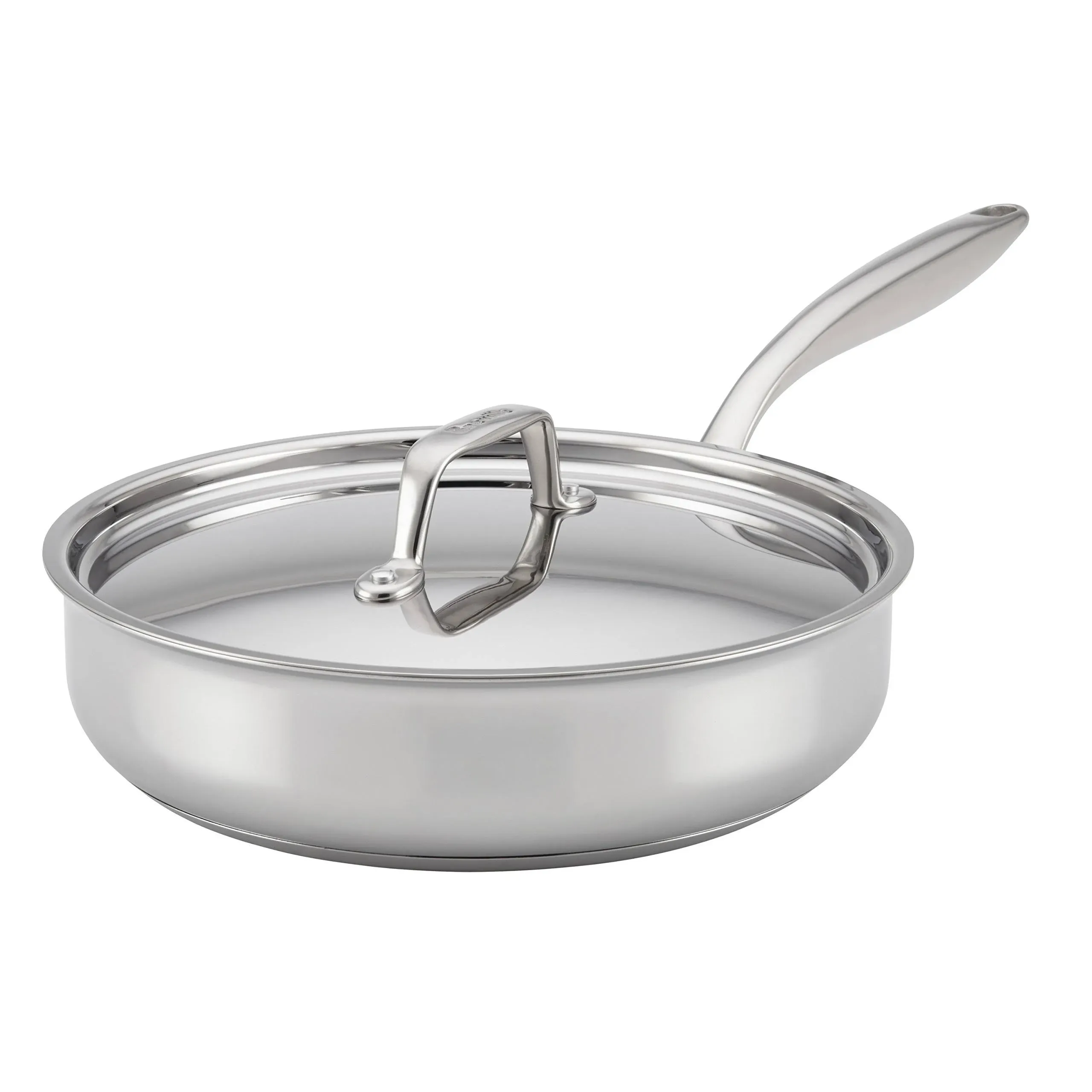 Breville Thermal Pro 3.5-Qt. Clad Stainless Steel Covered Saute Pan