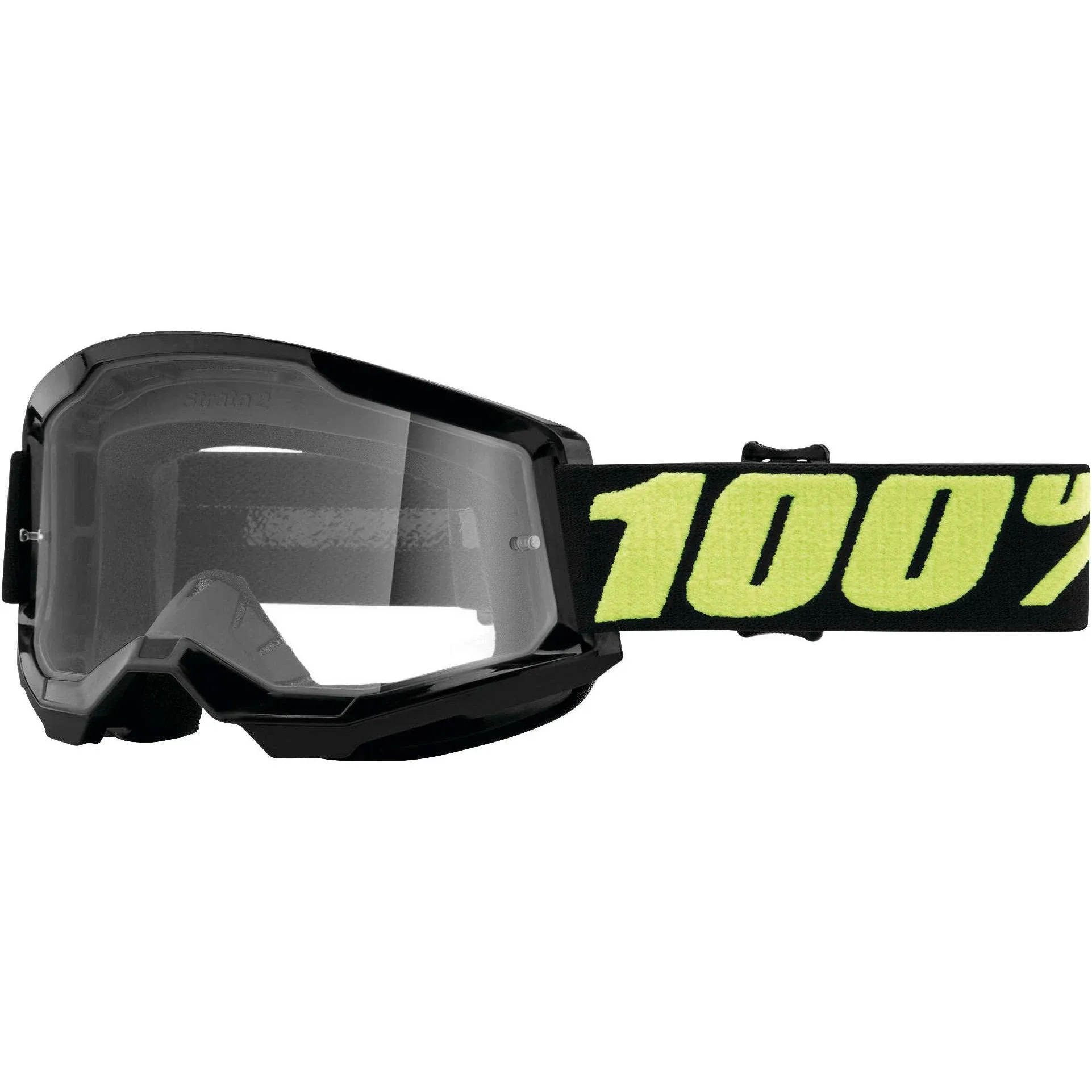 100% Strata 2 Sand Motocross & Mountain Bike Goggles - MX and MTB Racing Protective Eyewear 