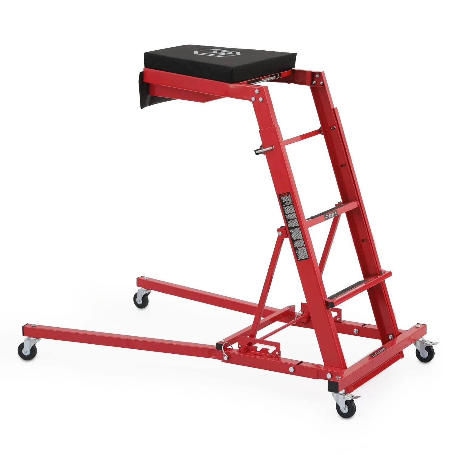 M-auto Foldable Creeper 400lbs Capacity, Topside Creeper Movable Ladder with ...