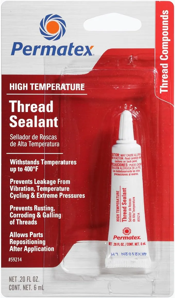 Permatex® 59214 - 6ml High Temperature Thread Sealant