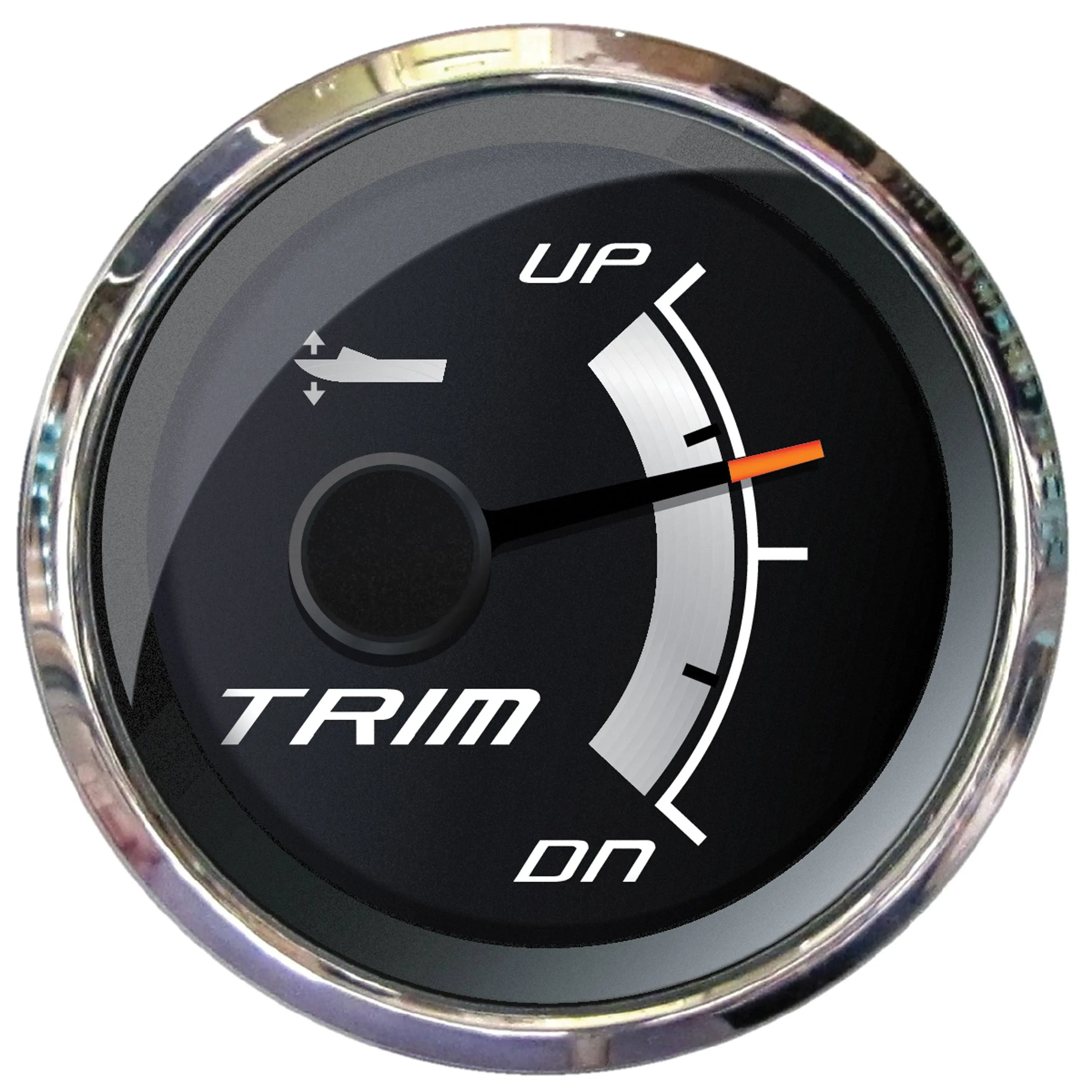 Faria Platinum 2" Trim Gauge f/Mercury, Mariner, Mercruiser, Volvo DP, Yamaha 2001  Newer [22019]