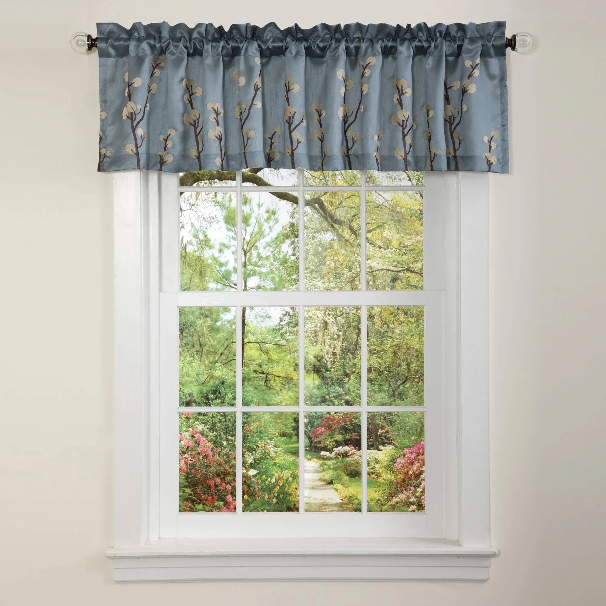 Cocoa Flower Valance