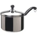 Farberware Classic Stainless Steel Sauce Pan/Saucepan with Lid, 3 Quart, Silver