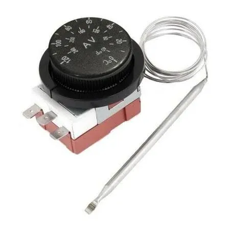 Adjustable Electric Fan Engine Radiator Cooling Thermostat Controller Temperature Switch, Size: Default Title