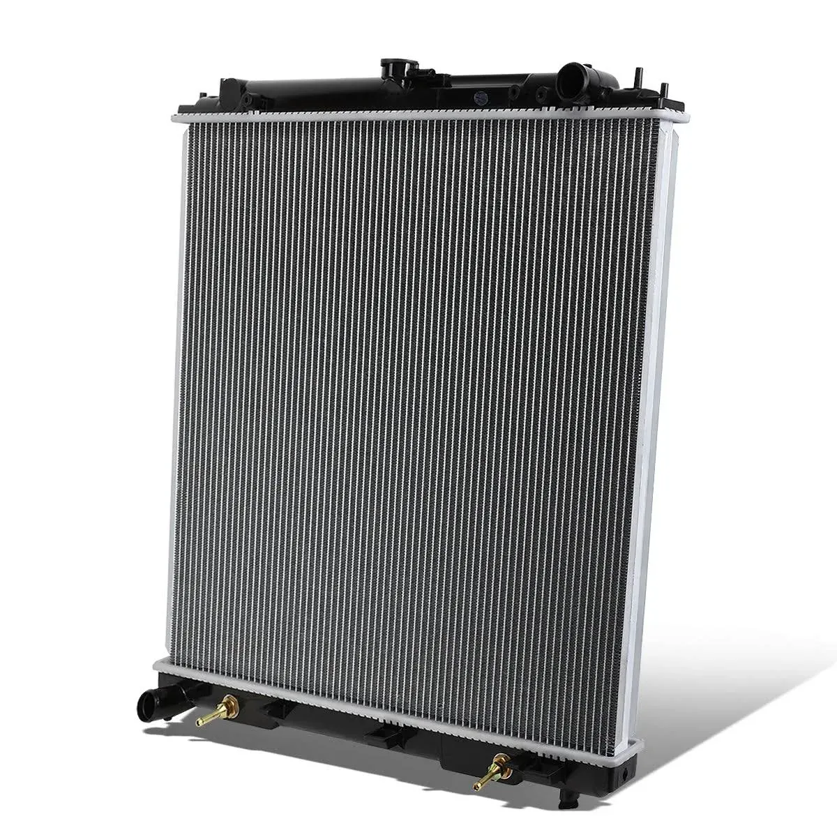 DNA Motoring OEM-RA-2807 1-Row OE Style Aluminum Cooling Radiator Compatible with 05-18 Frontier / 05-12 Pathfinder AT, 27-3/16" W X 23-5/8 X H X 1-1/4" D, 1-3/8" Inlet, 1-3/8" Outlet