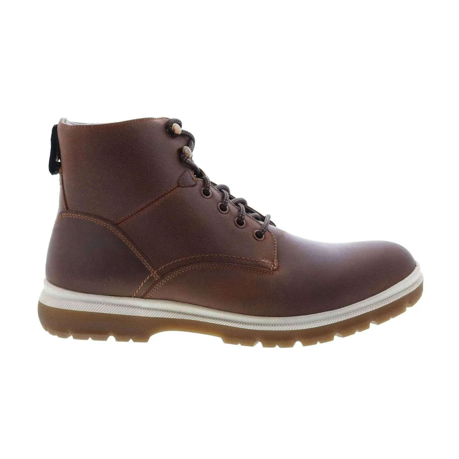 Florsheim Lookout Plain Toe Lace Up Boot 8.5 Men's Brown