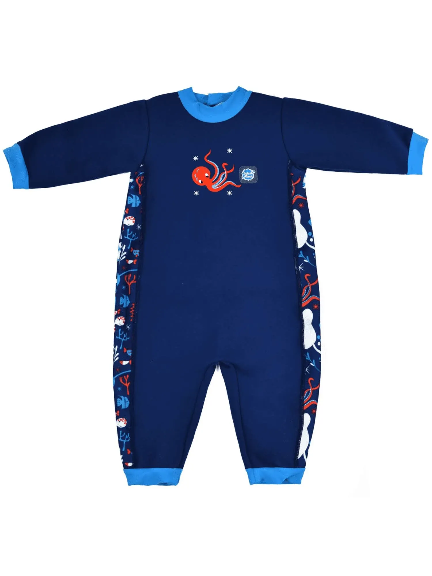 Splash About Warm in One Wetsuit Under The Sea 6-12 Months Blue