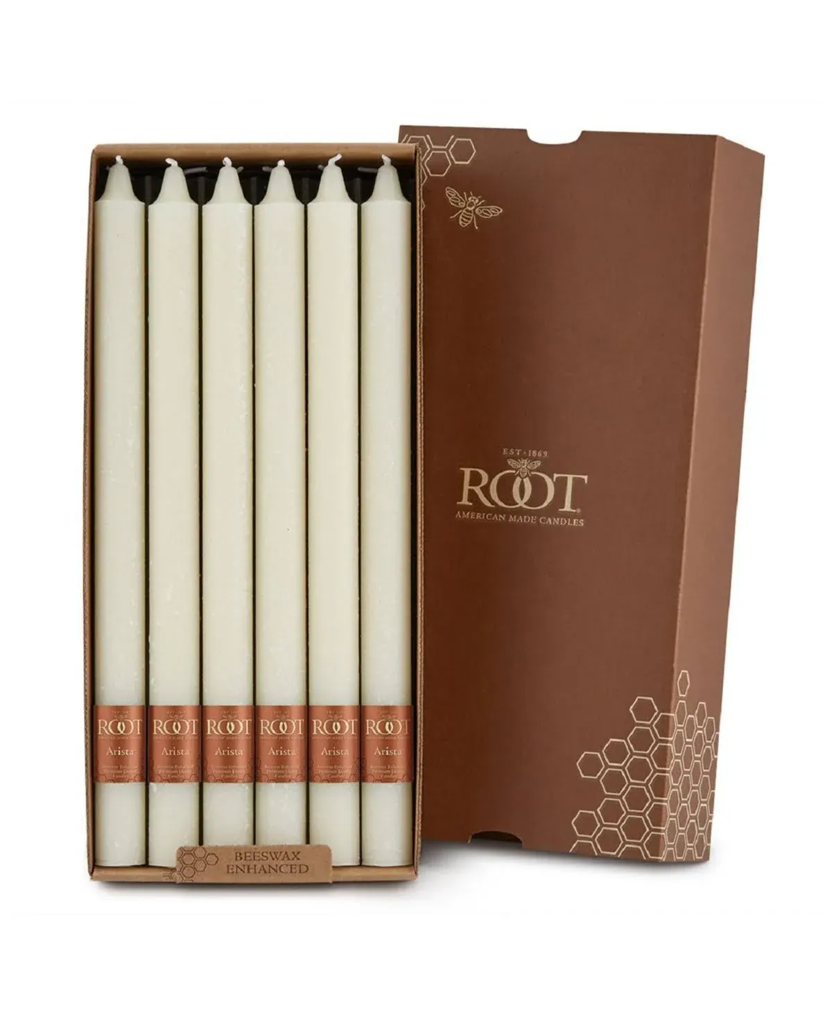 Root Candles 12" Unscented Timberline™ Arista™ Taper Candles, 12ct.