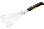 Fiskars Polycarbonate Xact Steel Garden Rake