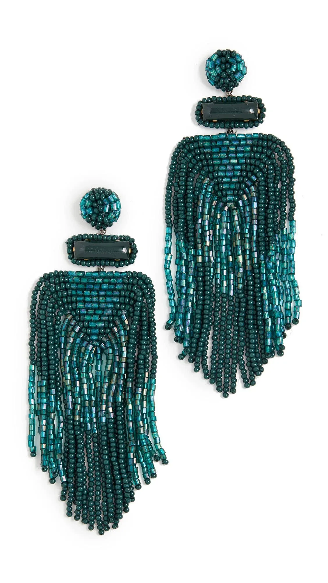 Deepa Gurnani Jody Beaded Tassel Earrings