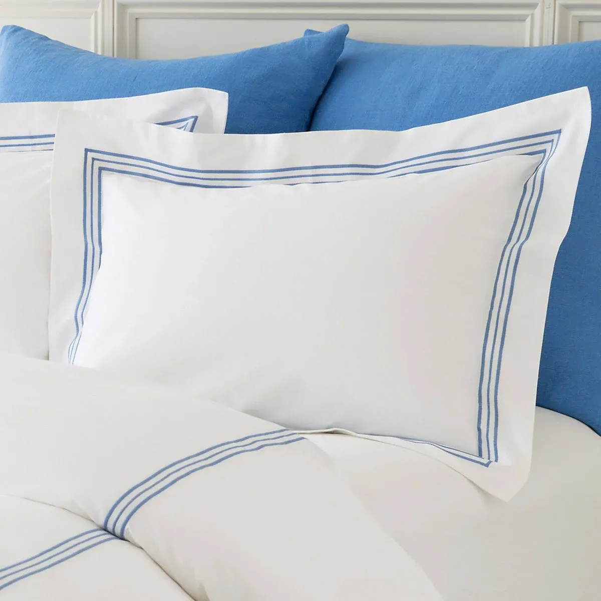 Trio French Blue Sham