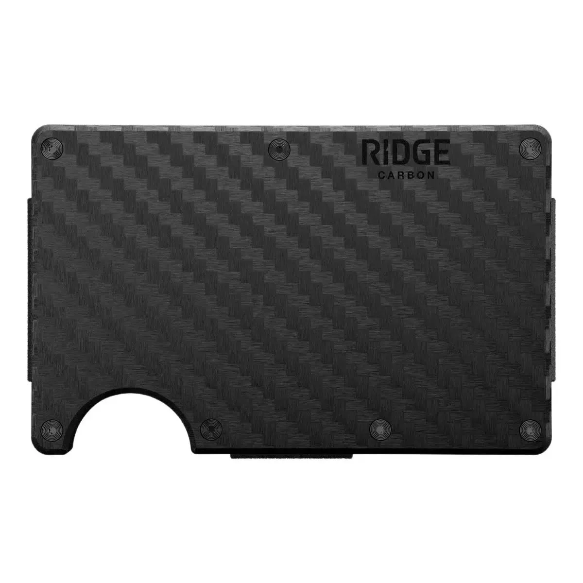 Ridge Men's Wallet Carbon Fiber 3K Cash Strap