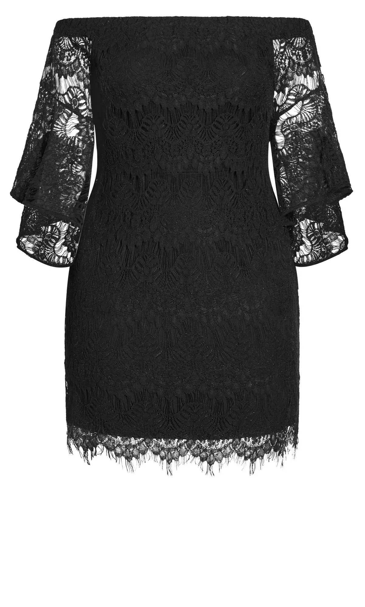 City Chic Women's Apparel Women's City Chic Plus Size Dress Bella Lace