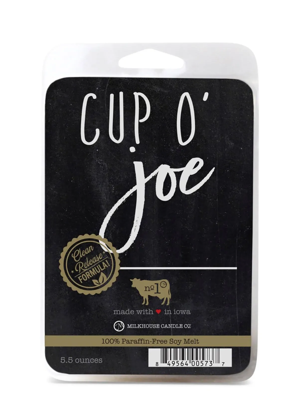 Milkhouse Candle Company, Cup O' Joe, Creamery Collection Soy Wax Fragrance Melts, 5.5 ounce