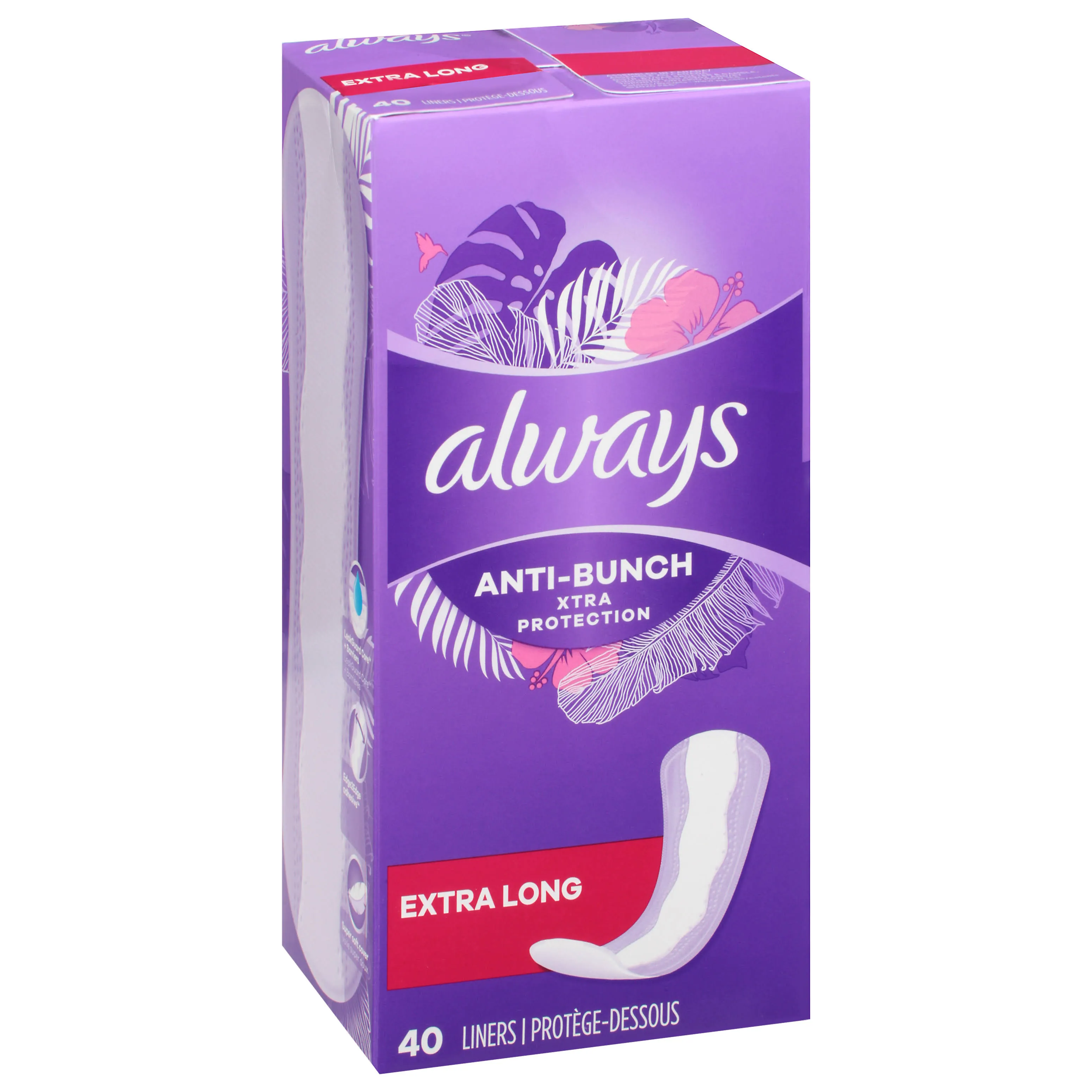 Always Anti-Bunch Xtra Protection Daily Liners