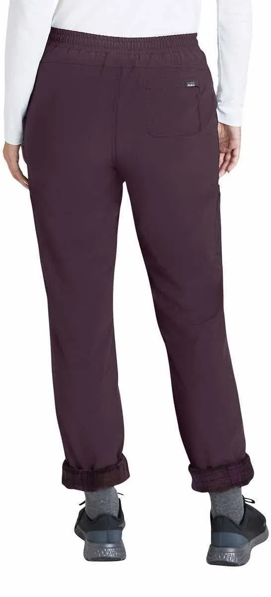 Eddie Bauer fleeced lined pants women’s NWT purple