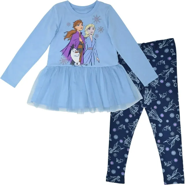 Frozen Elsa Toddler Girls T-Shirt Legging Set | imagikids Kids Clothes 6