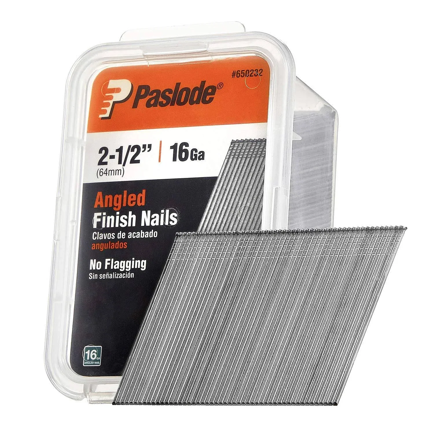 Paslode 650232 Galvanized Angled Finish Nails