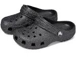 Crocs Classic Glitter Clog - Baby / Toddler - Black - Womens - Size 6