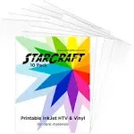 Starcraft Inkjet Printable Heat Transfer (HTV) 10 Sheet Pack - Dark Materials