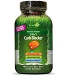 Irwin Naturals Maximum Strength 3-in-1 Carb Blocker 150 Liquid Softgels