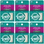 Tom's of Maine Antiplaque Spearmint Flat Floss, Spearmint, 32 m