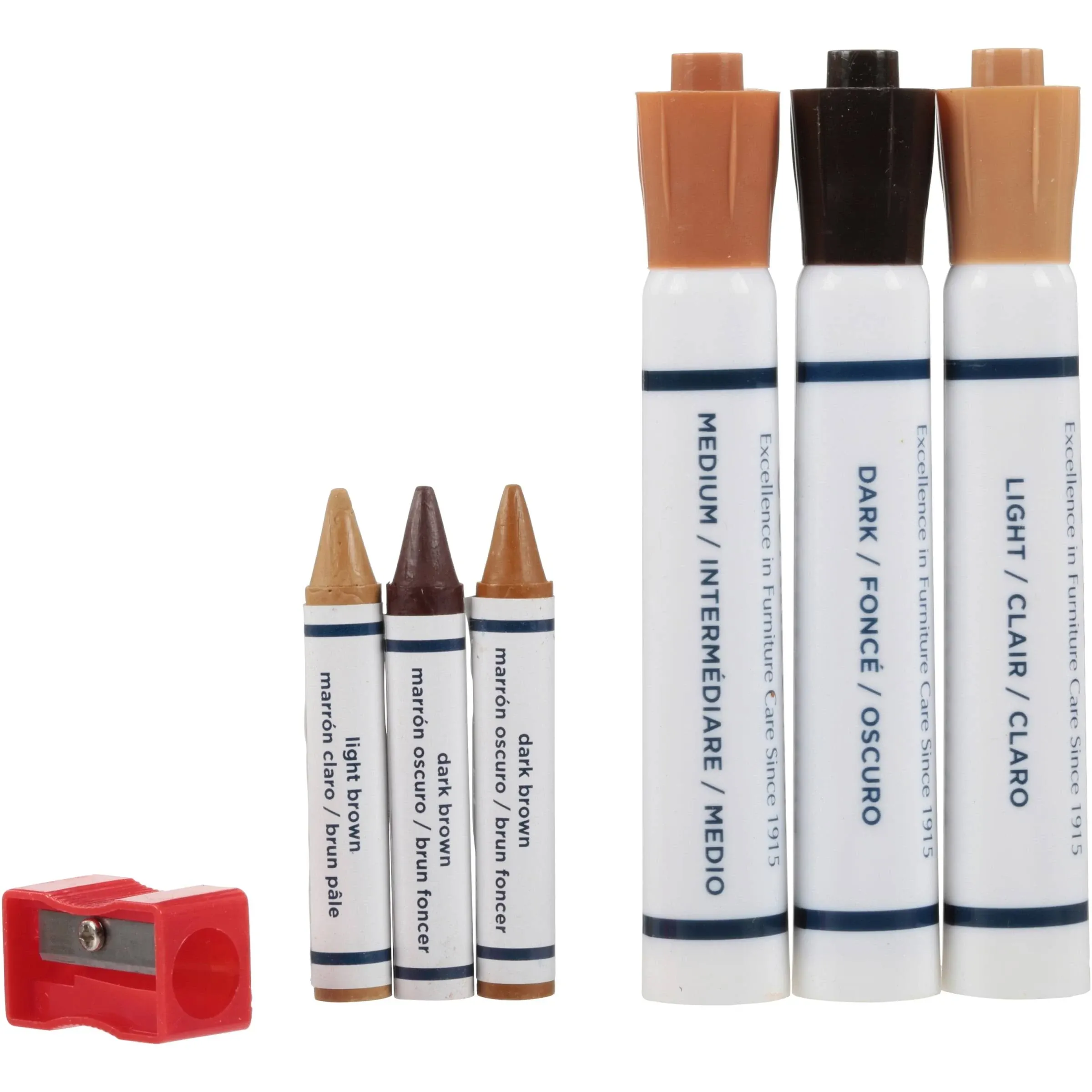 Guardsman Furniture Repair Kit Wood Markers Crayons Filler Sticks Scratches New