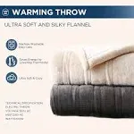  Electric Blanket Full, Heated Blanket Full Size with 10 Full 80&#034;x84&#034; Beige