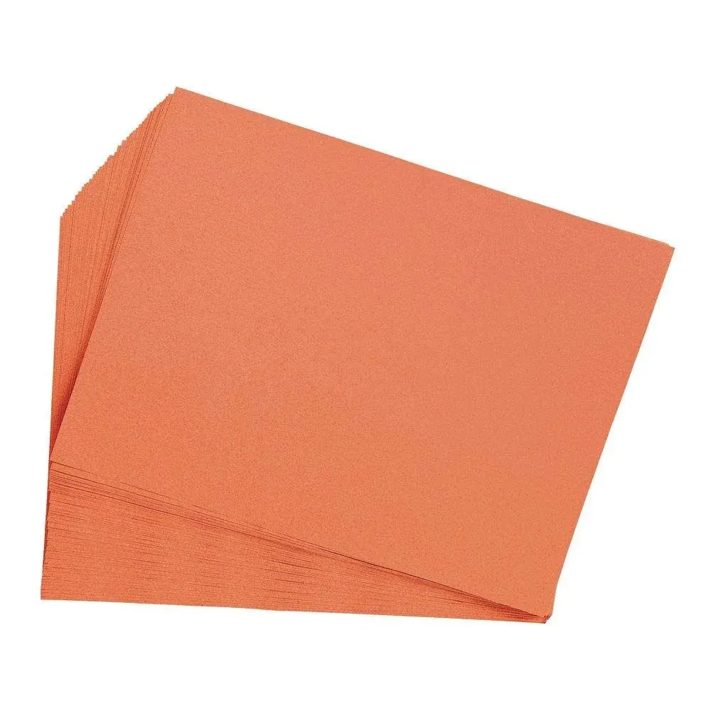 Colorations Construction Paper,Orange,12 inches x 18 inches,50 Sheets, Heavyweight Construction Paper, Crafts,Art,Painting, Coloring,Drawing,Creating,Arts and Crafts,Paper,Art Project,All Purpose