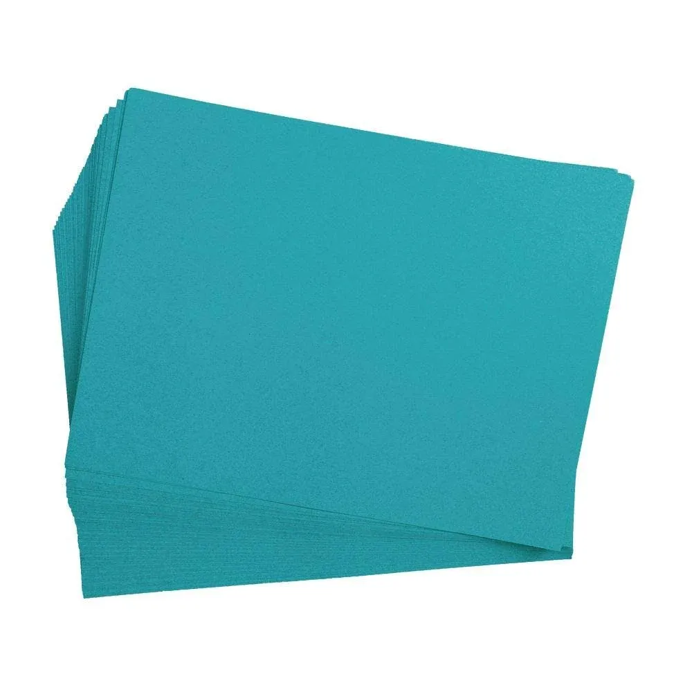 Colorations® Turquoise 12" x 18" Heavyweight Construction Paper- 50 Sheets