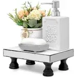 EOSAHR Decorative Wood Riser for Display Modern Farmhouse Pedestal Stand for Home Decor and Soap Stand for Sink