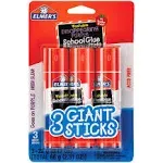 Elmer's Washable Disappearing Purple School Glue Stick 3/Pkg