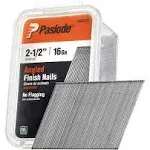 Paslode 650232 Collated Finishing Nail, 2-1/2 In L, 16 Ga, Zinc Galvanized,