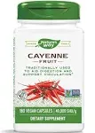 Nature's Way Cayenne Pepper 180 Capsules