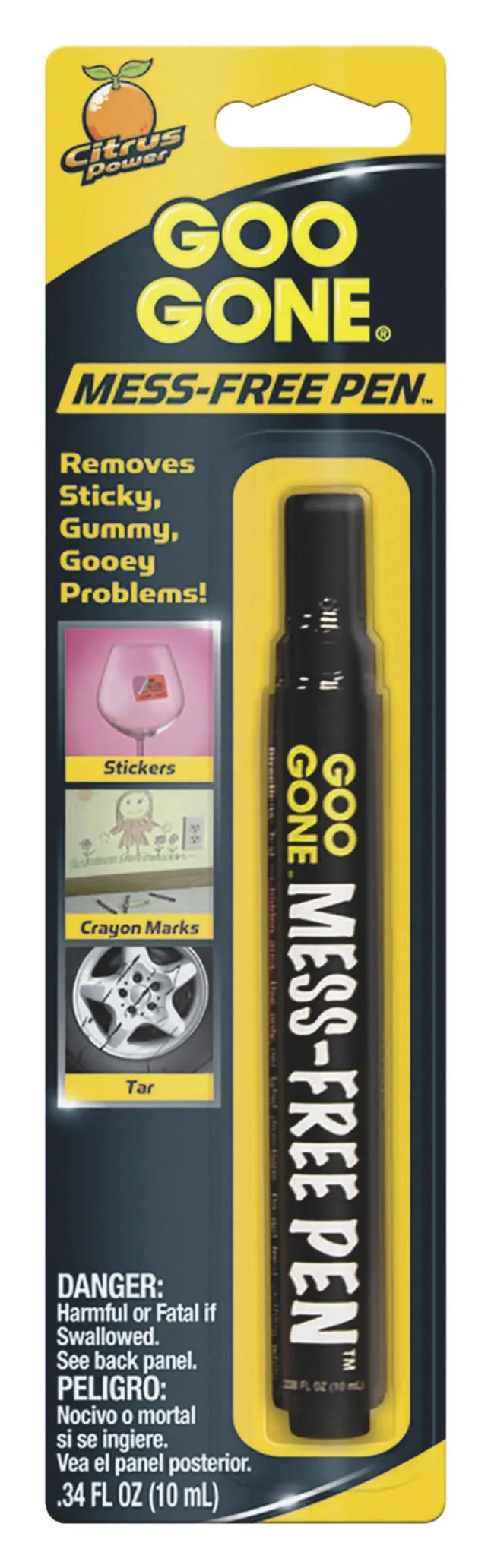 Goo Gone Mess-Free Pen Cleaner Citrus Scent 0.34 Pen Applicator