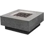 Elementi Manhattan Fire Pit Table - Dark Gray