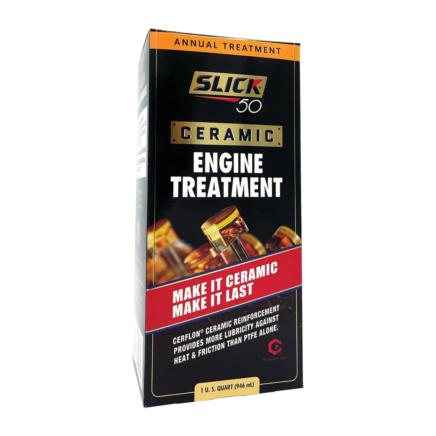 Slick 50 Original Classic Engine Treatment with Ceramic Cerflon PTFE SL-750017 32 ...