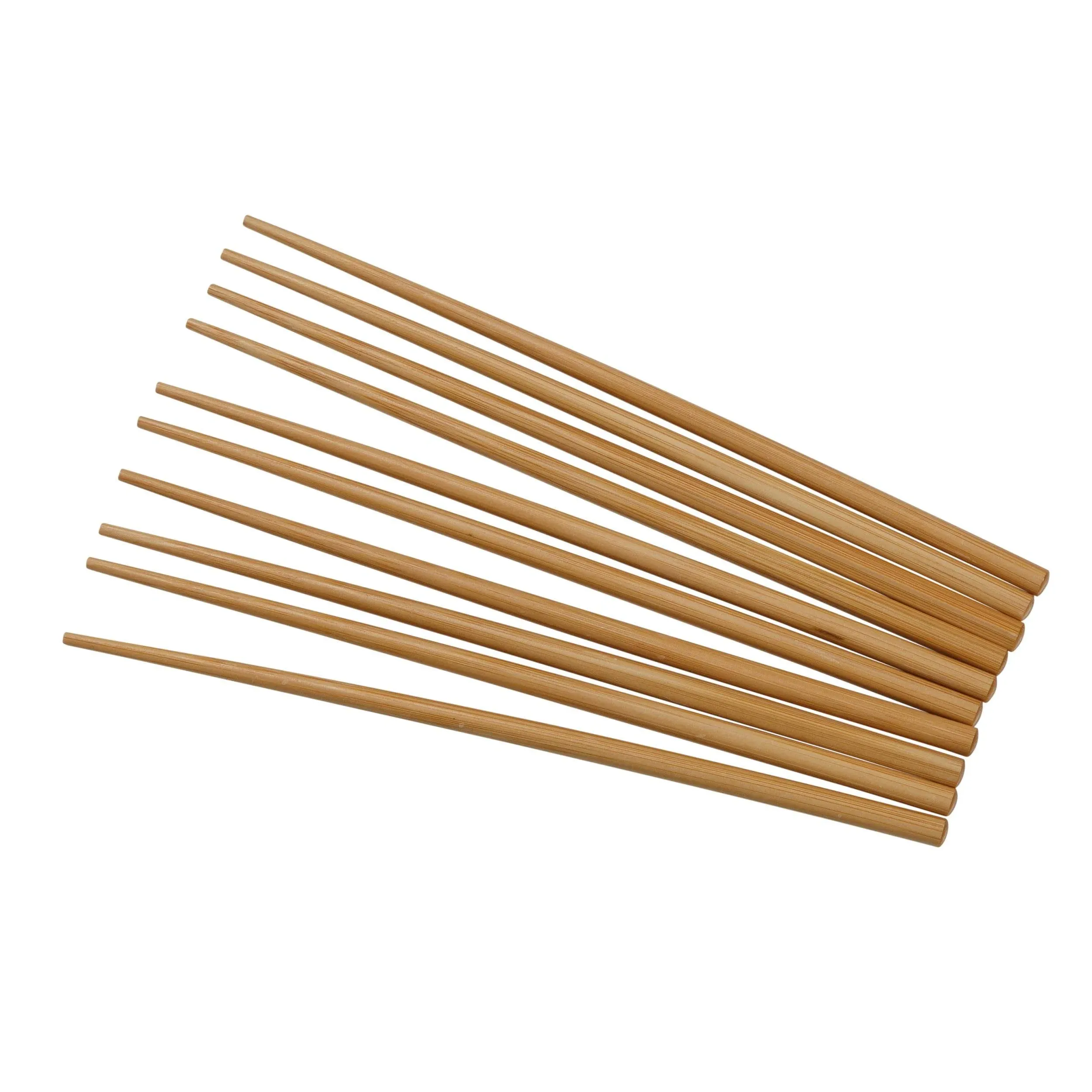 Reusable Burnished Bamboo Chopsticks 5-Pair Set