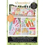 Hoppy Easter Bench Pillow Machine Embroidery CD