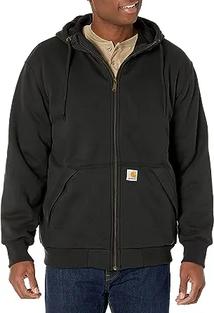 Carhartt Men's Rain Defender Loose Fit Midweight ThermalLined Full-Zip Sweatshirt