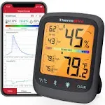 ThermoPro Bluetooth Hygrometer Thermometer, 260FT Wireless Remote and Humidity