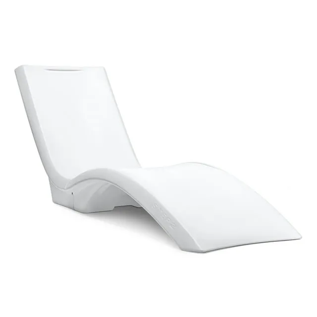 Step2 Vero Pool Lounger – White – Sleek and Durable for Outdoor– Use In Pool Tanning Ledge, Sun Shelf, Baja Shelf or Outside on the Pool Deck