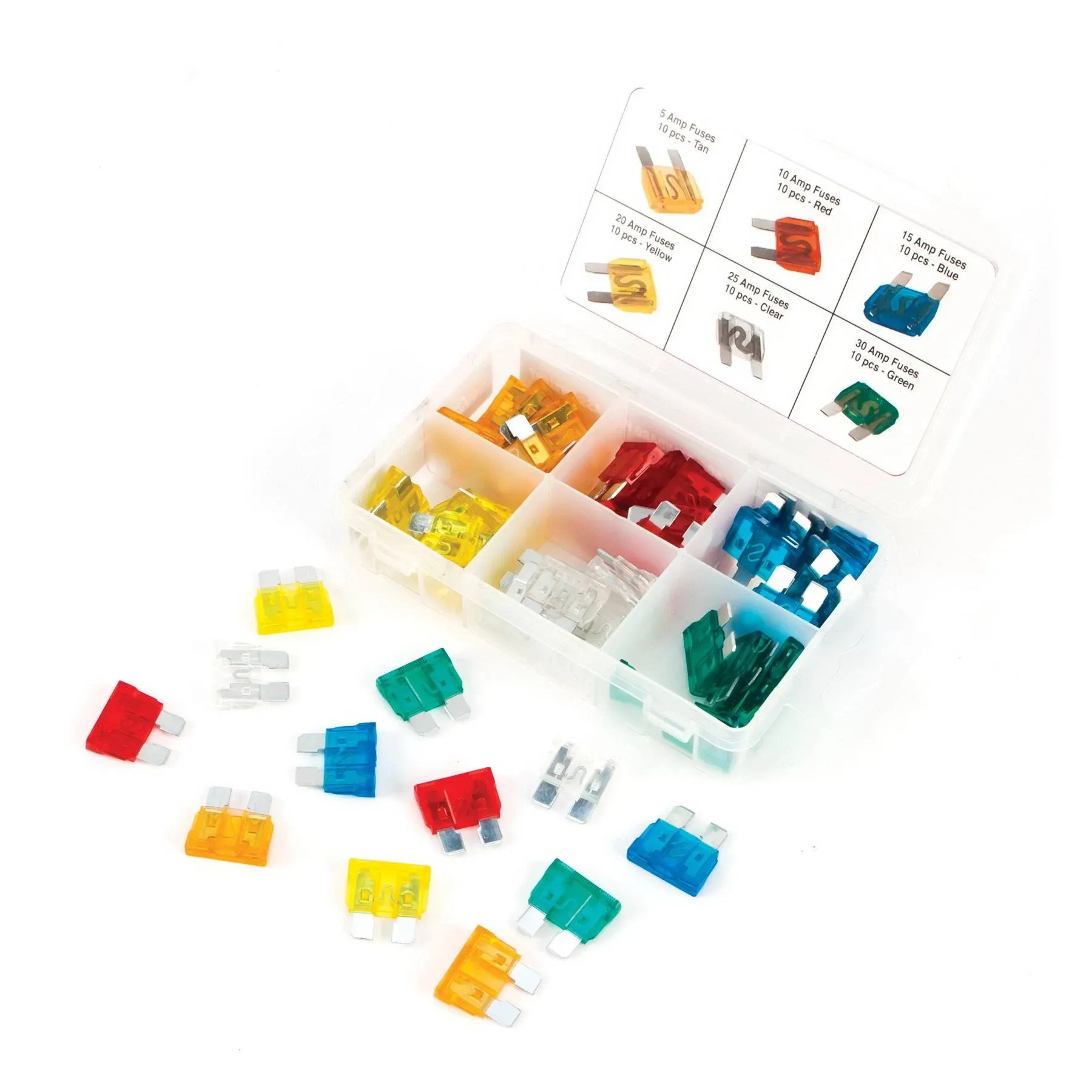 Performance Tool Standard Fuse Assortment 60-Piece