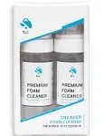 T&C Shoe Foam Cleaner Twin Pack - Sneaker Cleaner – 2 Bottles of Eco Friendly ...