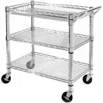 Seville Classics Heavy-Duty Commercial Utility Cart