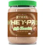 Steel Supplements Whey-Pro | 100% Pure Whey Protein Powder for Men and Women | Milk Chocolate | Muscle Gain & Lean Muscle Recovery | Gluten Free | 1.65 lbs | BCAA 5g | Non-GMO | 25 Servings