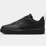 Nike | Junior's Court Borough Low Recraft Shoes, Black, Size 7