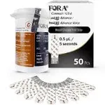 Fora 6 Connect 50 Blood Glucose Test Strips, Accurate Blood Sugar Measurement for ...